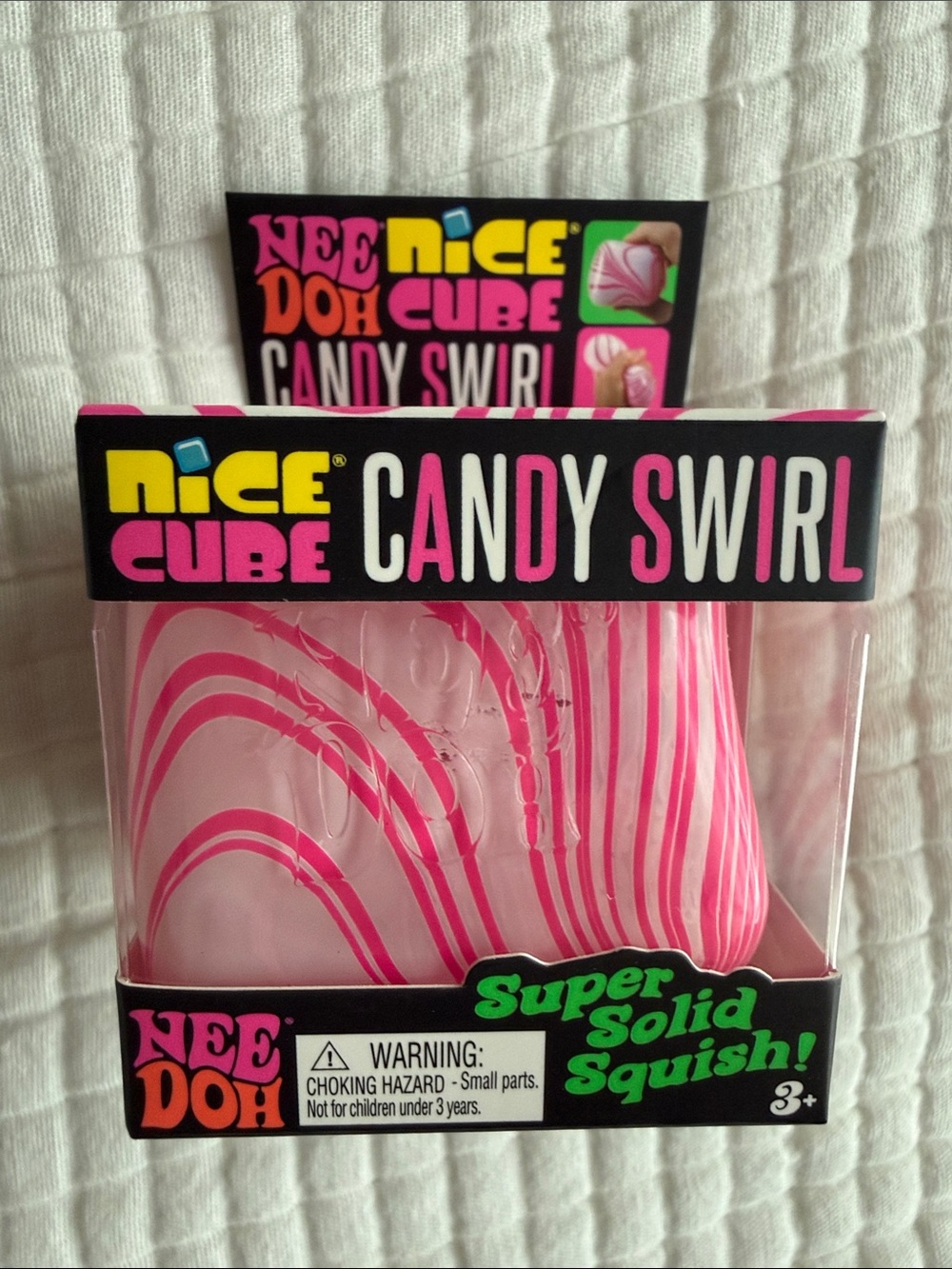 Candy Swirl Squishy Toy - Pink